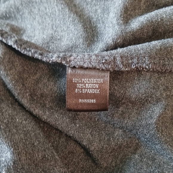 Vintage Express knot front gray dress - Picture 5 of 6